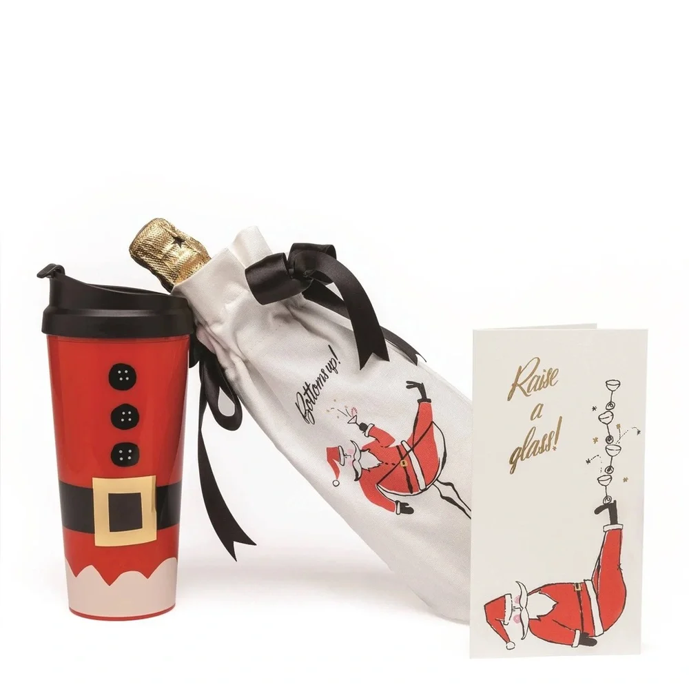 KATE SPADE SANTA SUIT THERMAL MUG 16oz